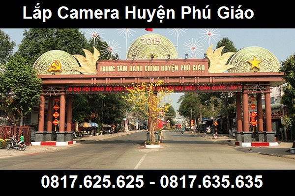 Lắp camera huyện Phú Giáo