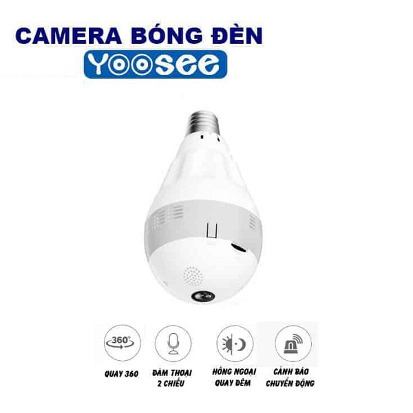 Camera Ngụy Trang bóng đèn Yoosee 360 IP Wifi Giảm giá duy nhất trong ngày