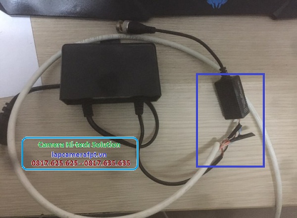 Cách bấm đầu dây mạng LAN thành dây camera và dây nguồn