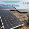 Hệ thống điện năng lượng mặt trời 500W bao nhiêu tiền