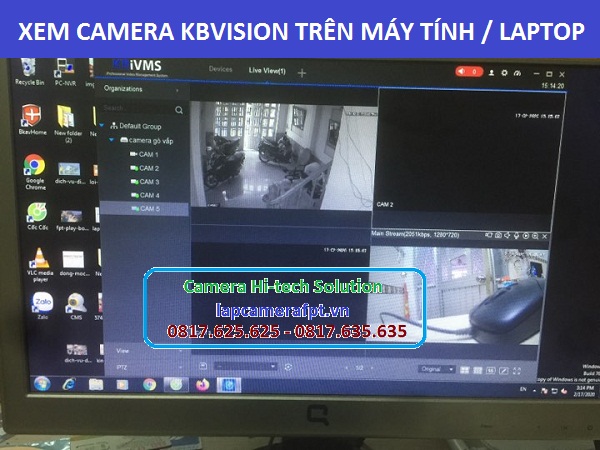Hướng dẫn xem camera Kbvision trực tiếp trên máy tính / laptop