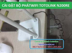 Hướng dẫn chi tiết cài đặt wifi totolink N200RE qua điện thoại