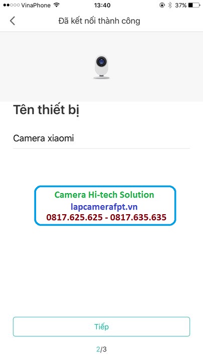 Hướng dẫn cấu hình camera wifi Xiaomi 1080P