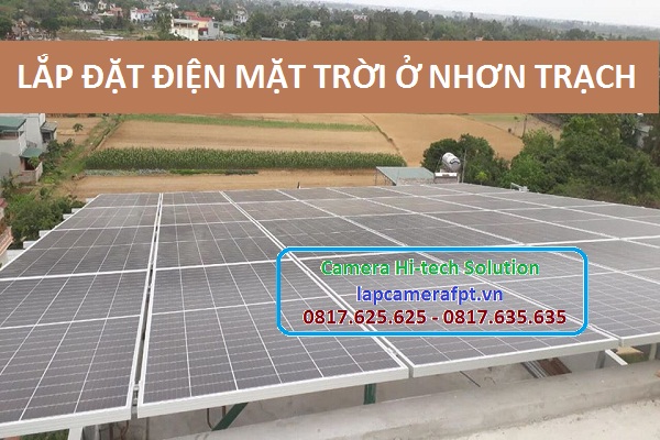 Lắp đặt điện năng lượng mặt trời ở huyện Nhơn trạch