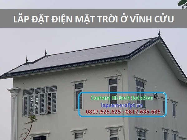 Lắp đặt điện năng lượng mặt trời ở huyện Vĩnh Cửu