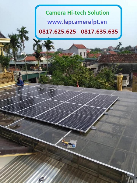 Hệ thống điện năng lượng mặt trời tại An Giang