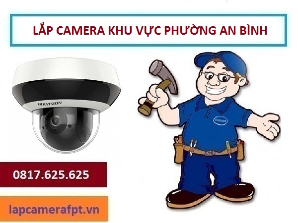 Lắp đặt camera quan sát ở địa bàn phường An Bình