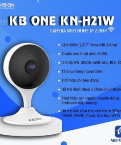 Bán Camera IP Wifi 2.0MP KBONE KN-H21W giá rẻ, ở đâu rẻ hơn hoàn tiền