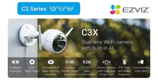 Camera wifi Ezviz C3X 1080P ( CS-CV310) + tặng thẻ 32GB