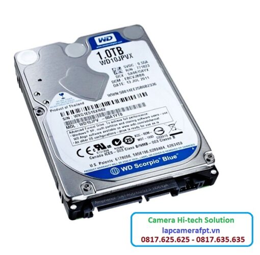 Ổ cứng HDD Laptop WD Blue 1TB 2.5 inch 5400RPM