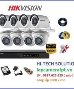 Lắp đặt trọn gói camera Hikvision giá rẻ số #1 thị trường