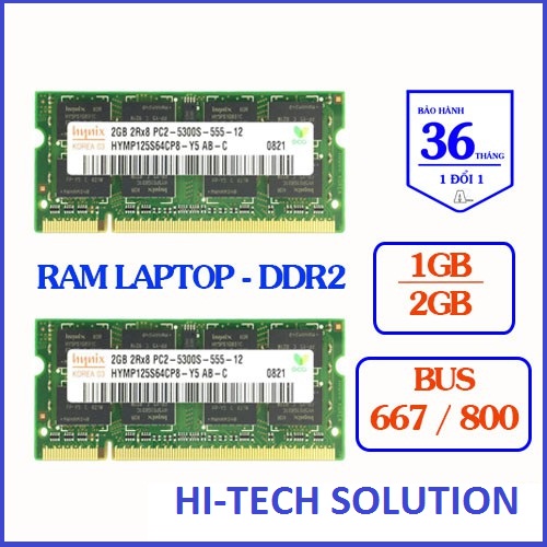 DDR2 2G/667/800 Laptop
