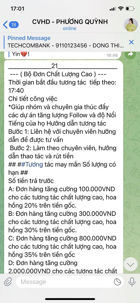 Cảnh giác chiêu trò lừa đảo trên Telegram