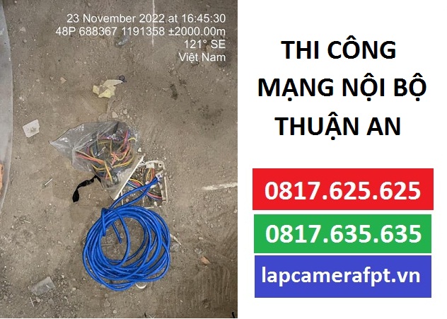 Thi công mạng nội bộ Thuận An