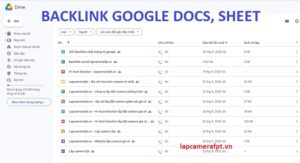 Cách lấy backlink từ Google Docs, Google Sheets, Google Form, Google Map